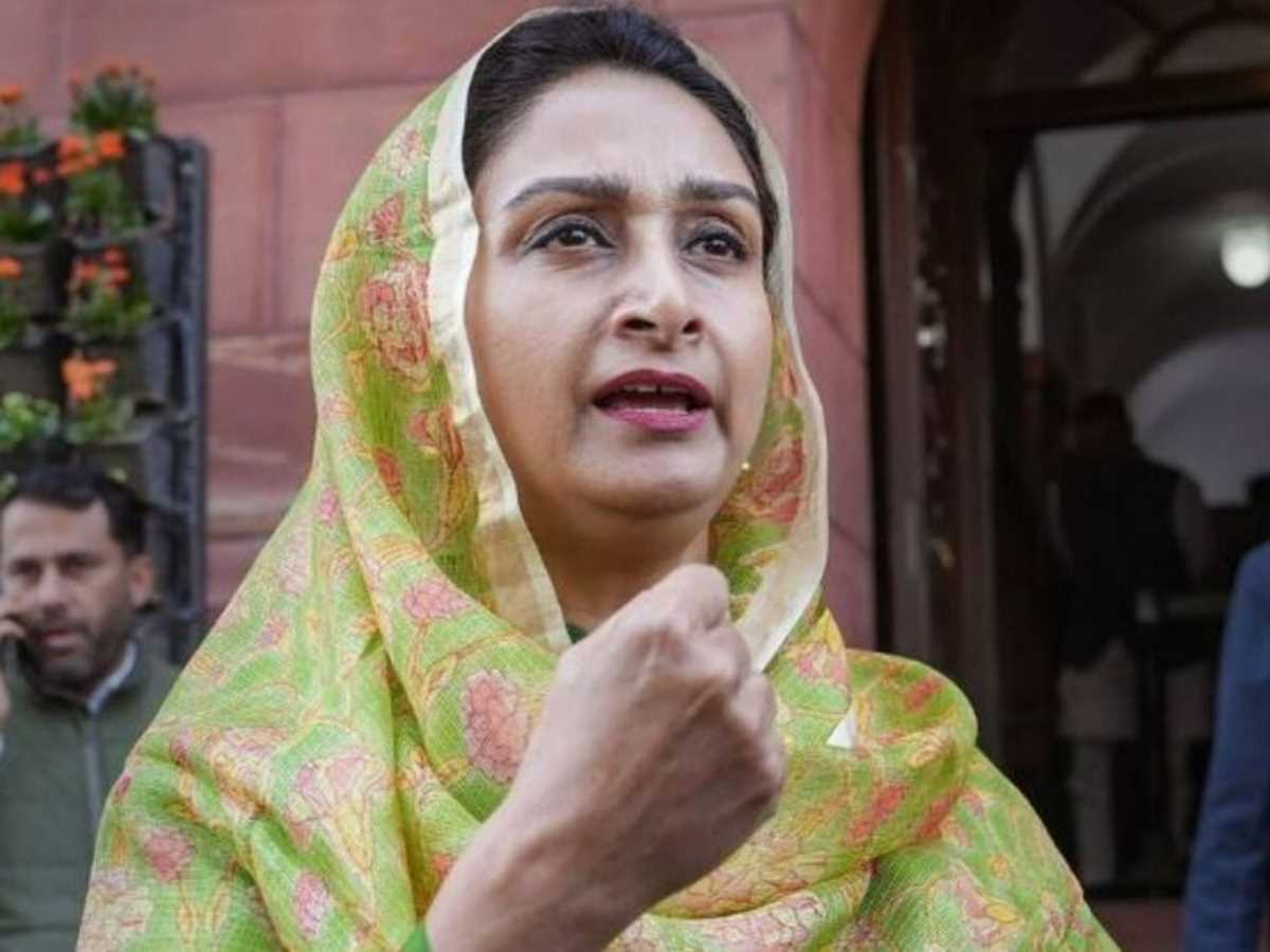 हरसिमरत कौर बादल ने कहा, ‘केजरीवाल ने मांगा भगवंत मान का इस्तीफा’